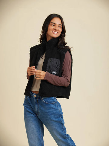 CHALECO UNAI RUSTY - Negro