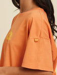 T-SHIRT ALIZA RUSTY - Ocre