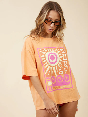 T-SHIRT BAKU RUSTY - Durazno