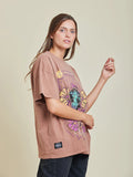 T-SHIRT LAREN RUSTY - Tostado